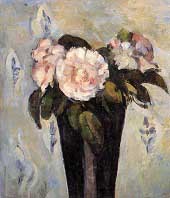 Сезанн Натюрморт тёмно-синей вазой 1880г